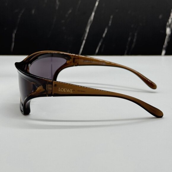 NEW LW40143U 47A LOEWE SUNGLASSES BROWN GREY UNISEX EYEWEAR LOEWE - Picture 7 of 12